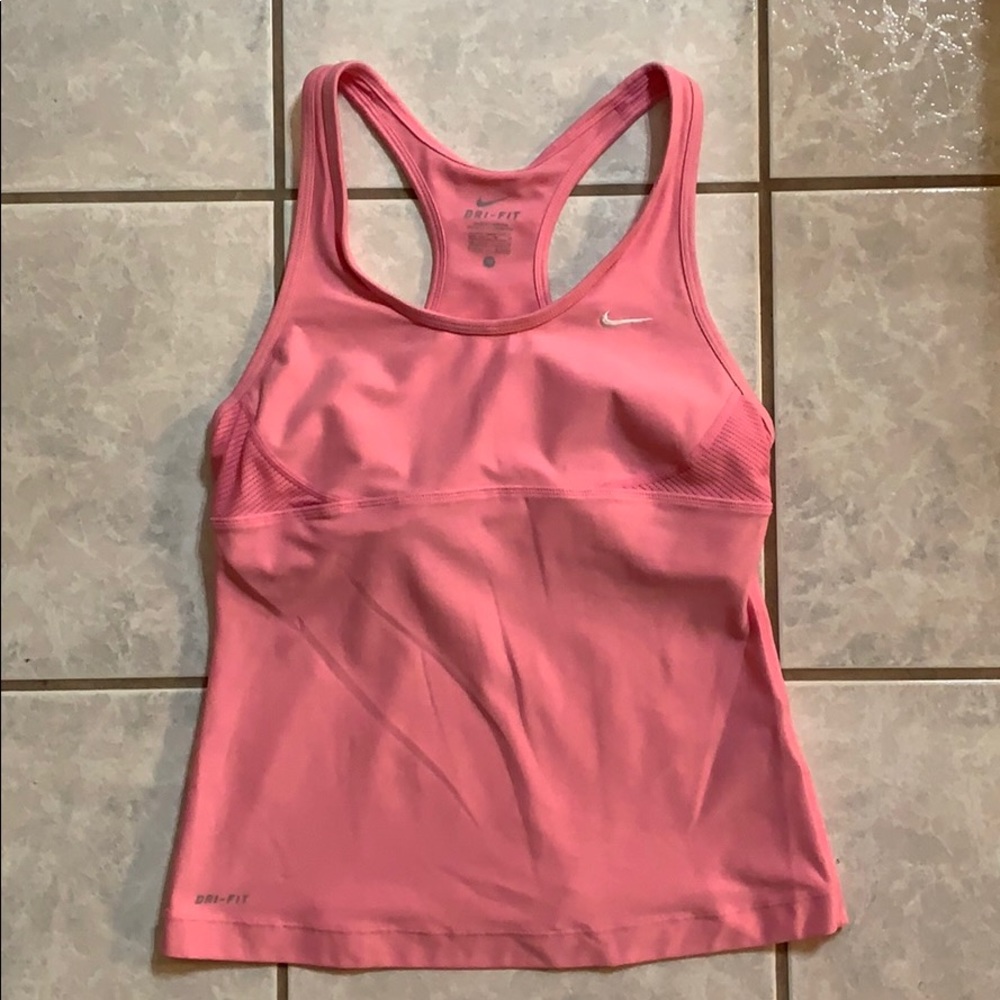 Nike Racerback Bra Tank Top - M - Pink